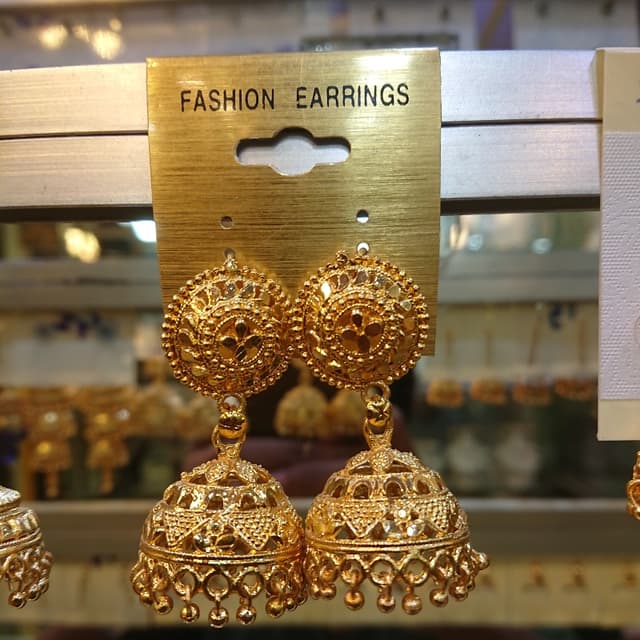 Indian Gold plated jhumki