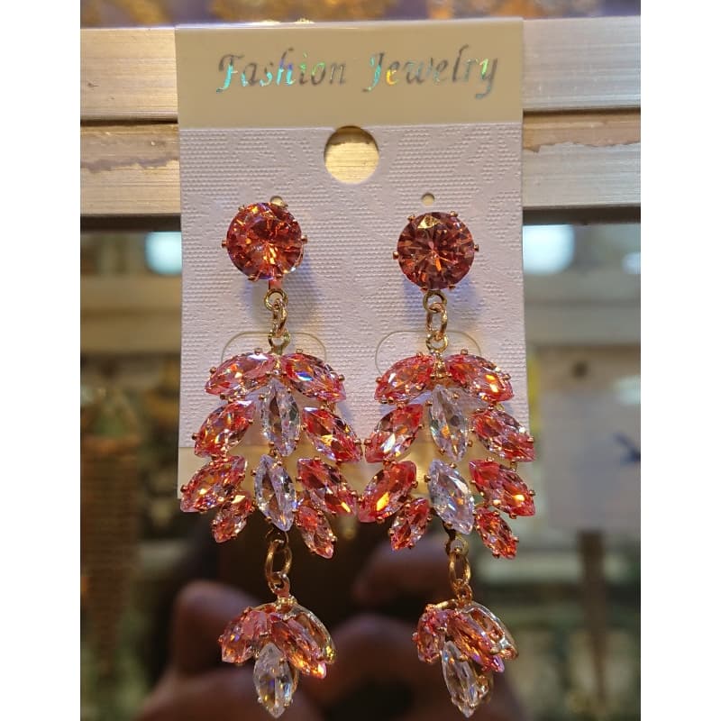 Golden Zircon Earing